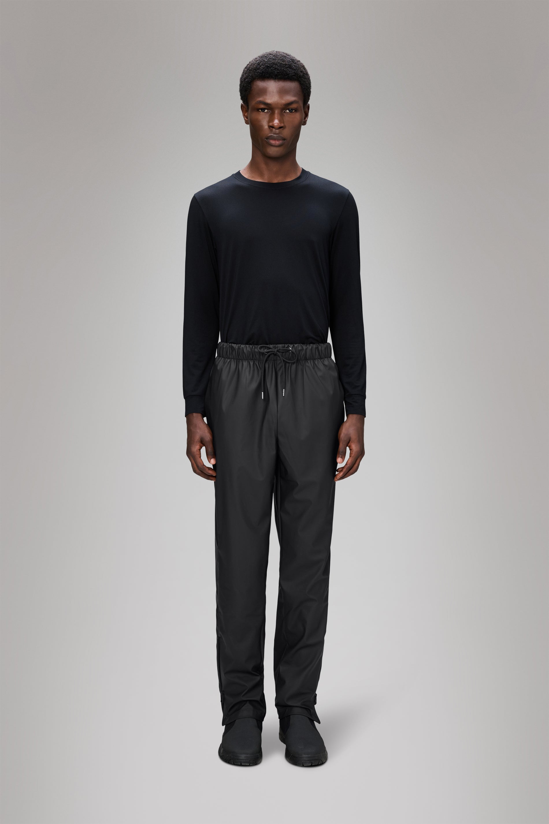 RAINS Rain Pants Slim Black Pants