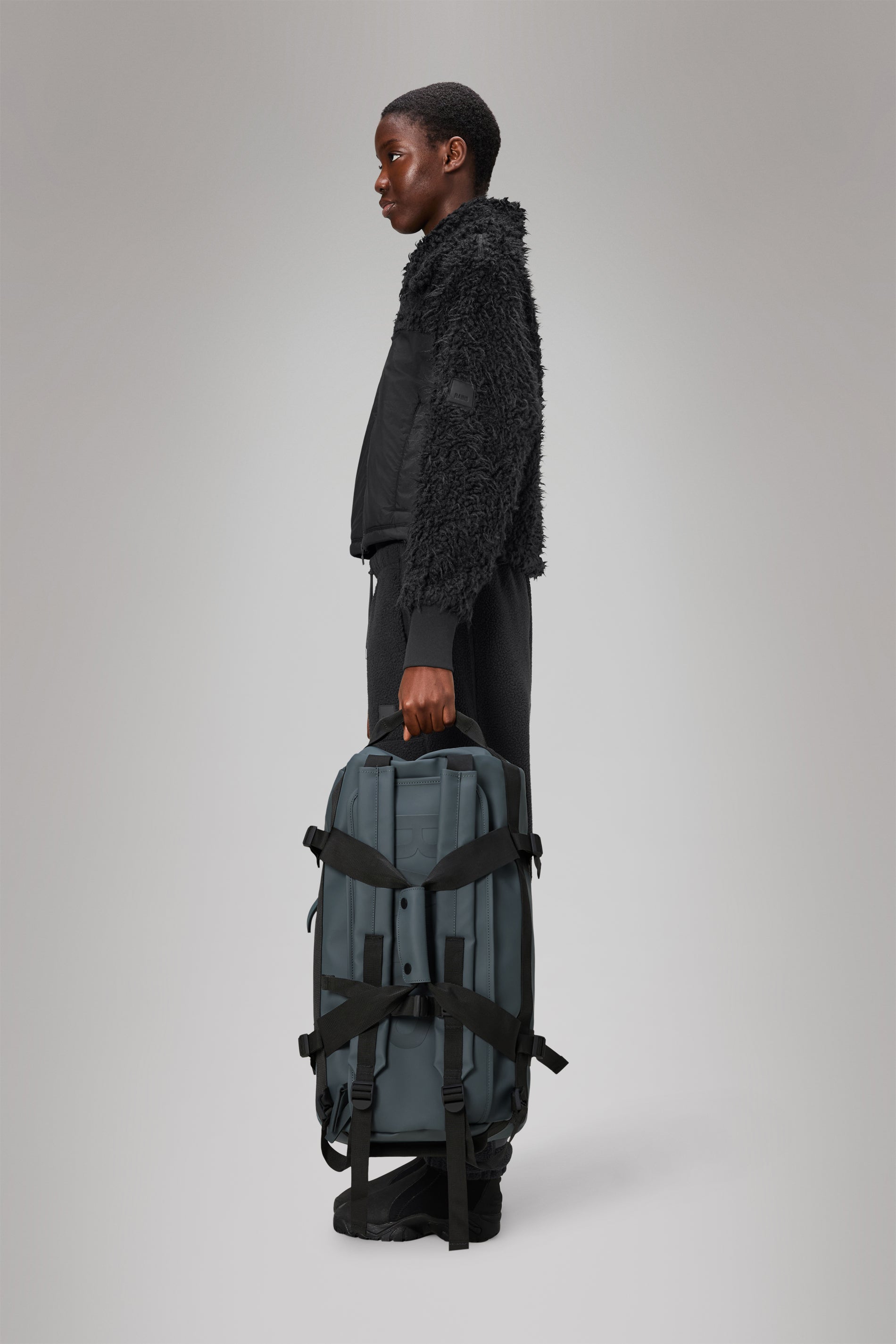 RAINS Texel Duffel Bag Small Lagoon Duffel