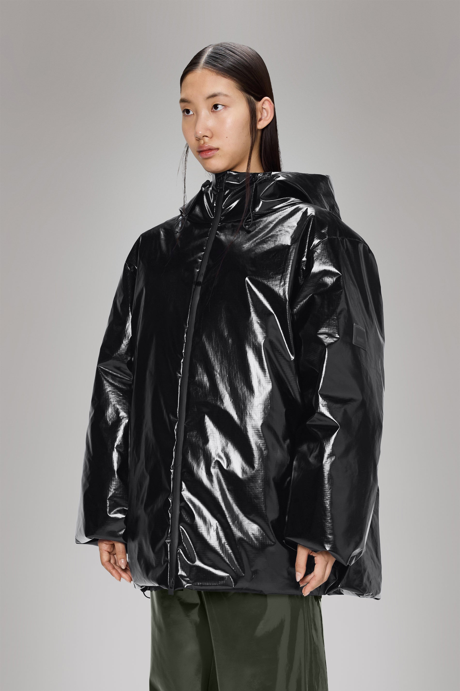RAINS Sibu Vision Puffer Jacket Black Jacket